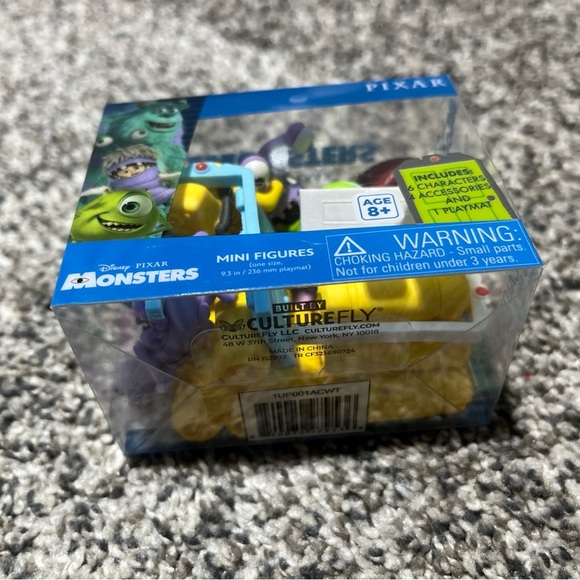 Culturefly Critter Crate Pixar Monsters 11pc Mini Figure Set Cake Toppers - Picture 2 of 7